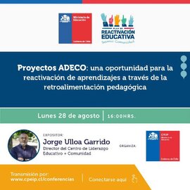 Webinar: CPEIP: CPEIP - Estrategias para fomentar el bienestar docente